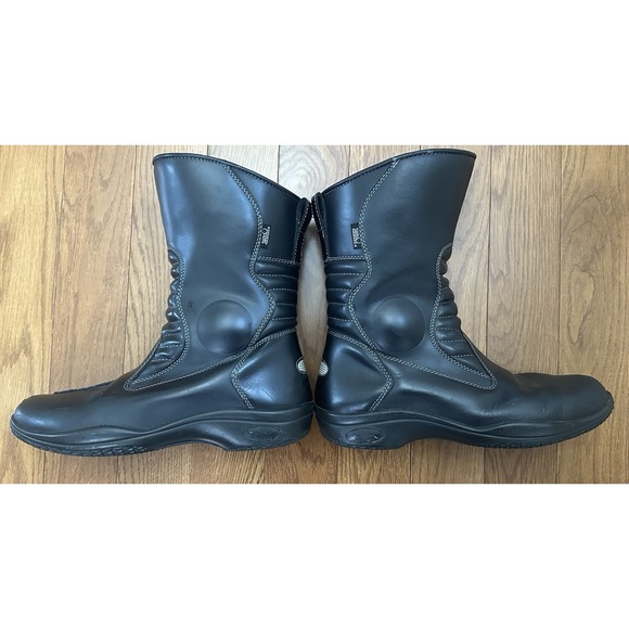 Tour Master Solution Motorcycle Boots Men\'s Sz 10 M Waterproof Road Riding Black main image 9